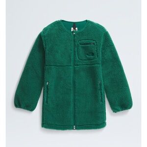 North face Fleece Jacket with Zip Pockets and duel up and down front zipper. NWT